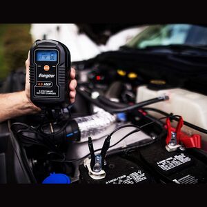 Energizer 4AMP Car Battery Charger and Maintainer Black and Red Energizer 4AMP Car Battery Charger and Maintainer Black and Red